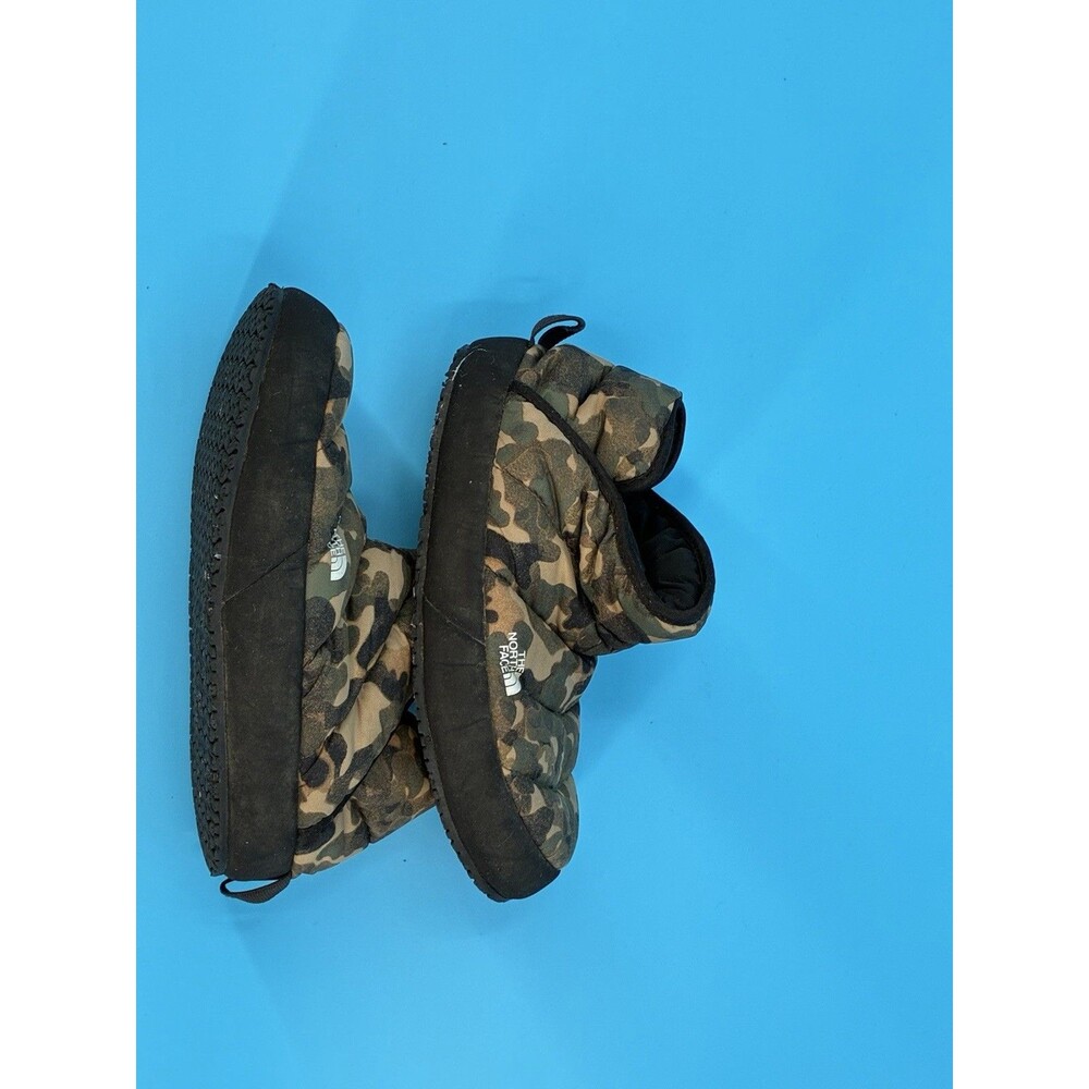 The North Face Youth ThermoBall Traction Booties Size 3 Utility Brown Camo